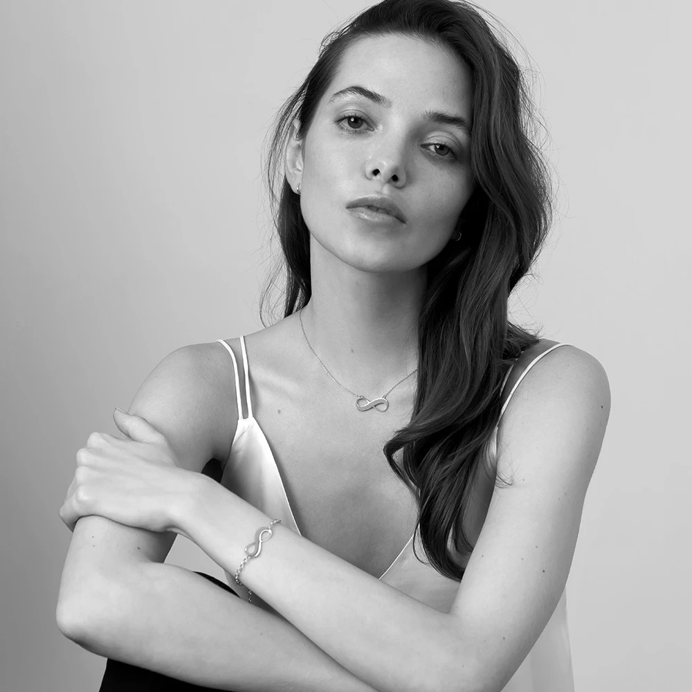 Infinity Personalised Bracelet -Silver 4 Infinity Personalised Bracelet -Silver - Image 2