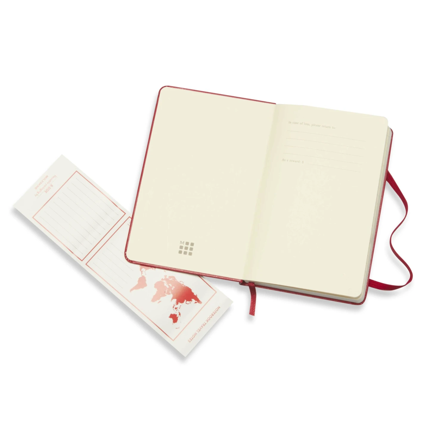 Small Moleskine Classic Notebook – Scarlet Red 4 Small Moleskine Classic Notebook – Scarlet Red - Image 2