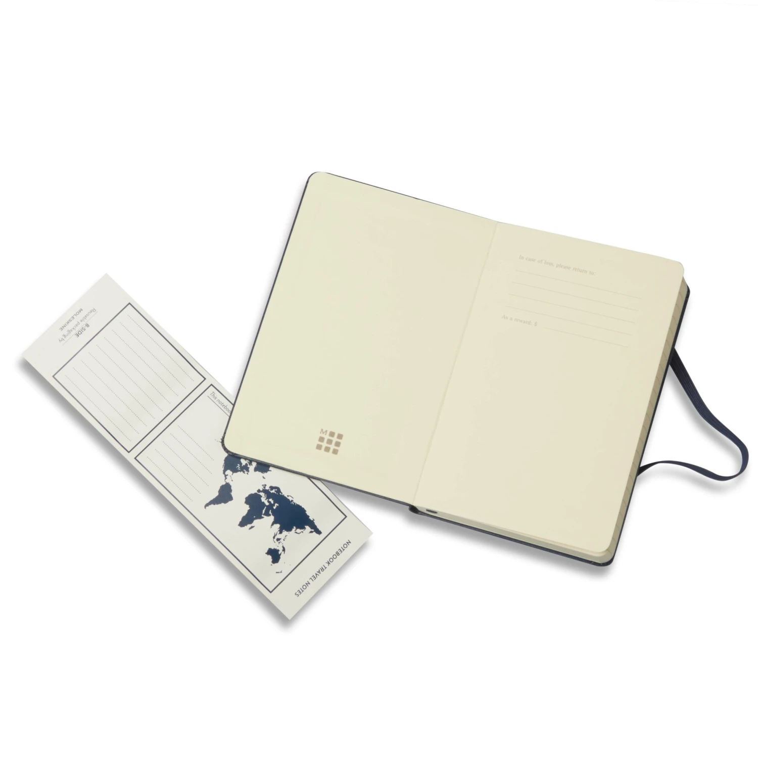 Small Moleskine Classic Notebook – Navy Blue 4 Small Moleskine Classic Notebook – Navy Blue - Image 2