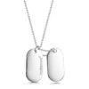 Double Dog Tag Necklace -Fashion Accessories n2686