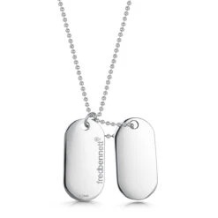 Double Dog Tag Necklace