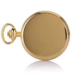 Numerals Skeleton Pocket Watch – Gold -Fashion Accessories numeral pocket watch gold reverse
