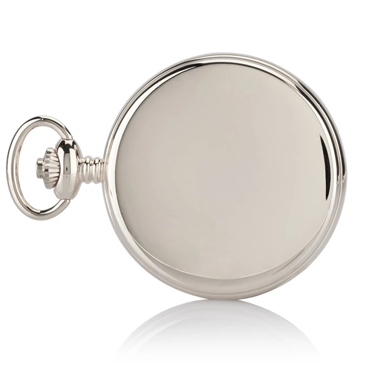 Numerals Skeleton Pocket Watch – Silver 6 Numerals Skeleton Pocket Watch – Silver - Image 4