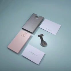 Nurses Engraved Fob Watch – Gunmetal Silver -Fashion Accessories nurse watch 8