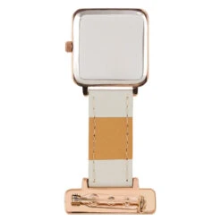 Square Nurse Fob Watch – Rose -Fashion Accessories nurse watch square engraved