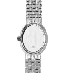 Solid Silver Watch – Oval 9 Solid Silver Watch – Oval -Fashion Accessories oval jean pierre back