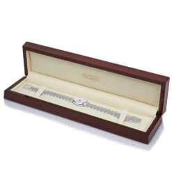 Solid Silver Watch – Oval 7 Solid Silver Watch – Oval -Fashion Accessories oval jean pierre in box