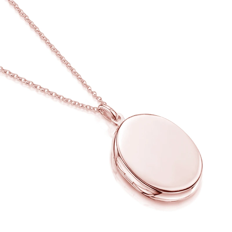 Large Oval Locket – Rose Gold 5 Large Oval Locket – Rose Gold - Image 3