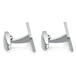 Personalised Cufflinks – Oblong -Fashion Accessories personalised cufflinks oblong side