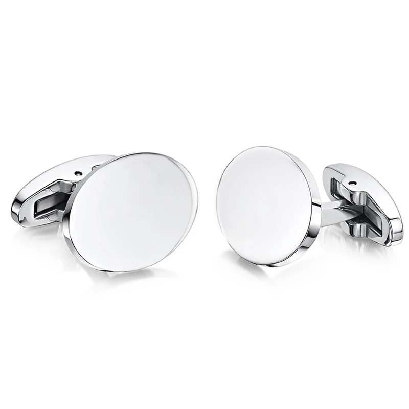 Personalised Cufflinks – Oval 3 Personalised Cufflinks – Oval