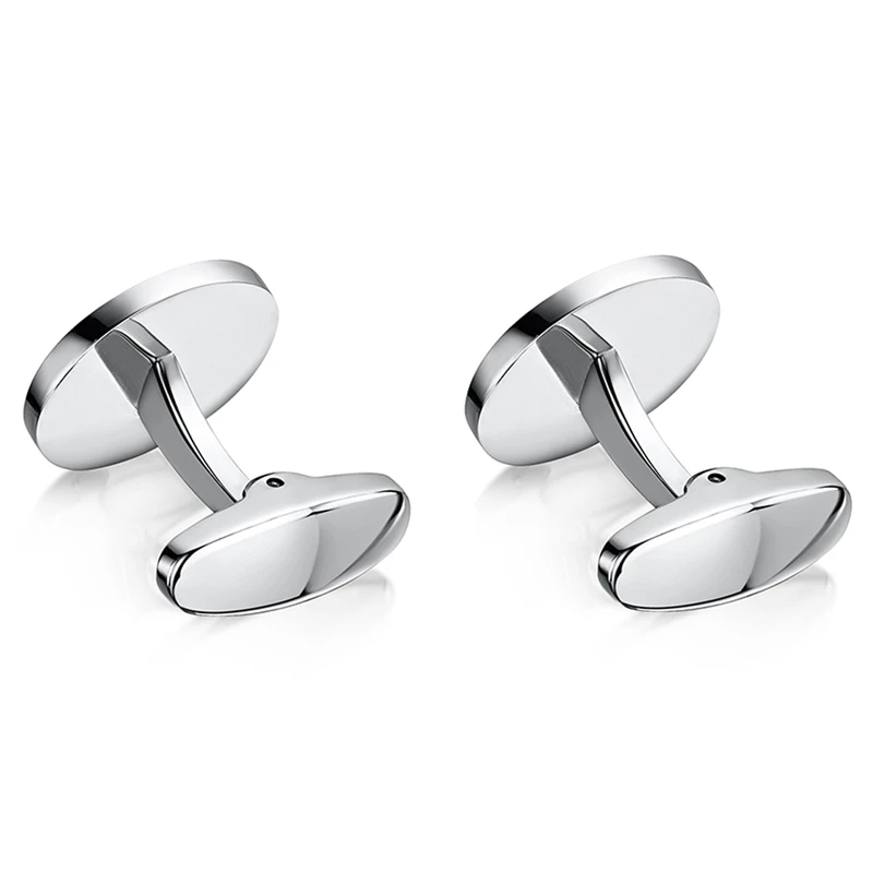 Personalised Cufflinks – Round 4 Personalised Cufflinks – Round - Image 2