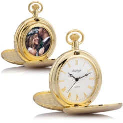 Photo Pocket Watch – Gold