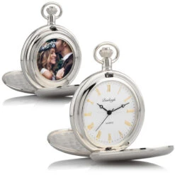 Photo Pocket Watch – Silver