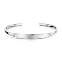 Torque Sterling Silver Children’s Bangle – Personalised