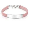 Identity Engraved Bracelet – Pink -Fashion Accessories pmb3232 pink