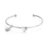 Birthstone Torque Sterling Silver Baby Bangle – Small -Fashion Accessories pmb3578s h scaled 1