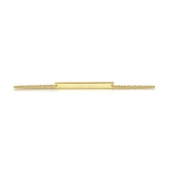 Flat Name ID Bracelet – Gold -Fashion Accessories pmb3596
