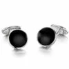 Hylton Engraved Cufflinks – Onyx -Fashion Accessories pmc5044 onyx hero 1200x1200 1
