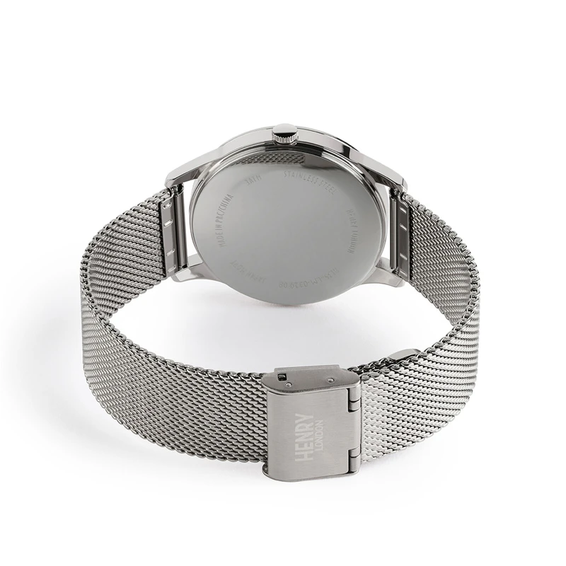 Moon-Phase Pearl Ladies Engraved Watch – Steel 4 Moon-Phase Pearl Ladies Engraved Watch – Steel - Image 2