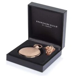 Rose Gold Personalised Pocket Watch 9 Rose Gold Personalised Pocket Watch -Fashion Accessories rose gold pocket watch closed in box