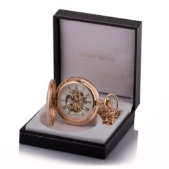 Rose Gold Pocket Watch 9 Rose Gold Pocket Watch -Fashion Accessories rose gold pocket watch in box