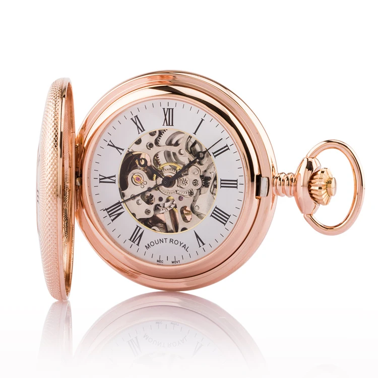Rose Gold Pocket Watch 4 Rose Gold Pocket Watch - Image 2