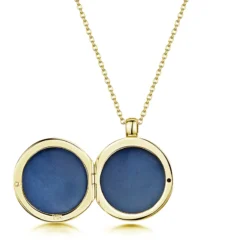 Zodiac Personalised Locket – Gold -Fashion Accessories round locket inside gold c1d97e1c 0ab4 417e a553 6c941154da39 900x