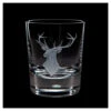 Hand Engraved Stag Head Whisky Glass -Fashion Accessories royal brierley stag whiskey glass hero