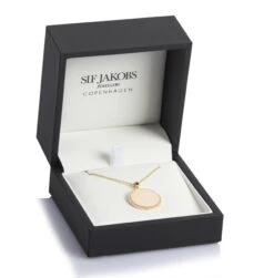 Pendant Follina Grande – 18K Gold Plated With White Zirconia -Fashion Accessories sf diamond circle gold scaled 1