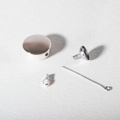 Round Urn Ashes Necklace – Silver -Fashion Accessories silver ashes locket accessories
