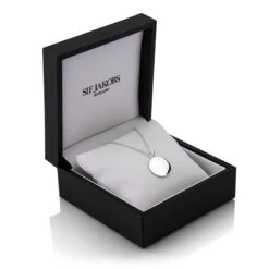 Necklace Follina Pianura -Fashion Accessories silver round personalised necklace in box