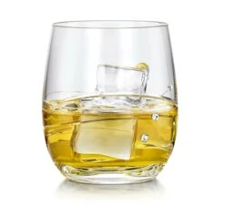 Personalised Diamante Whiskey Glass Tumbler