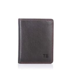 Visconti Slim Bi Fold Wallet – Brown Leather
