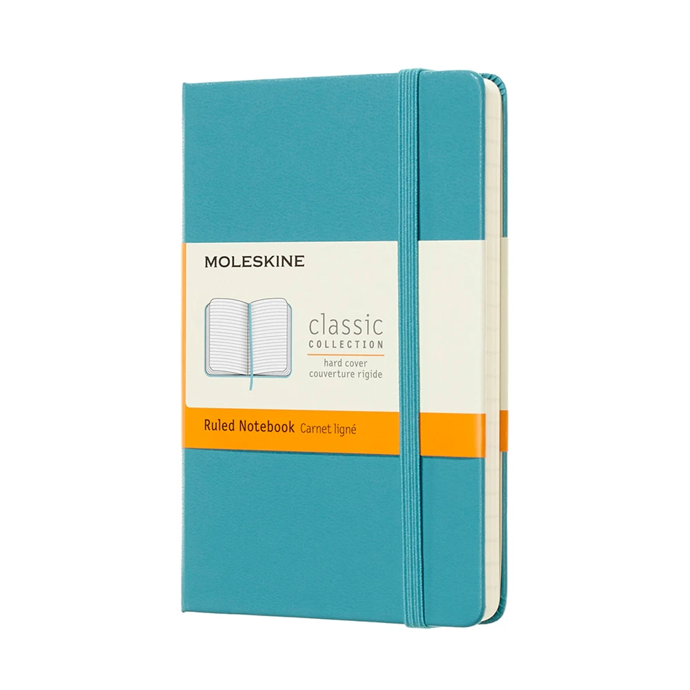 Small Moleskine Classic Notebook – Reef Blue 4 Small Moleskine Classic Notebook – Reef Blue - Image 2
