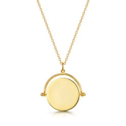 Night Sky Spinning Disc Necklace – Gold 8 Night Sky Spinning Disc Necklace – Gold -Fashion Accessories spinning disc gold constellation engraved