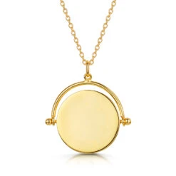 Night Sky Spinning Disc Necklace – Gold 9 Night Sky Spinning Disc Necklace – Gold -Fashion Accessories spinning disc gold constellation engraved2