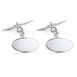 Spitfire Silver Engraved Cufflinks -Fashion Accessories spitfire cufflinks engraved