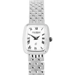 Solid Silver Watch – Rectangular -Fashion Accessories square jean pierre front