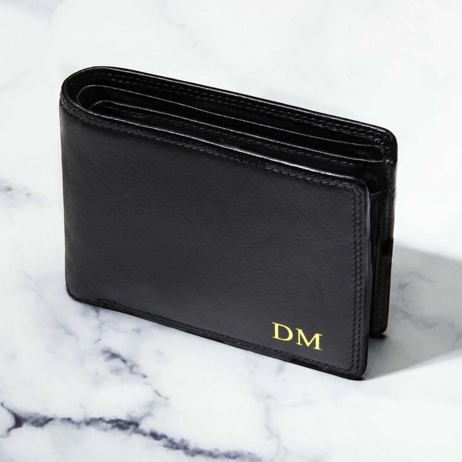 Visconti Classic Leather Personalised Wallet – Black 8 Visconti Classic Leather Personalised Wallet – Black - Image 6