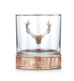 Personalised Copper Stag Head Whisky Glass -Fashion Accessories stag200r 1 scaled 1
