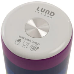 Skittle Personalised Bottle – Rainbow (300ml) -Fashion Accessories stripes personalised drinks bottle bottom