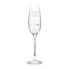 Personalised Diamante Heart Glass Flute -Fashion Accessories swarovski love heart champagne flute hero