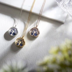 Tree Of Life Locket – Rose Gold -Fashion Accessories tree 2