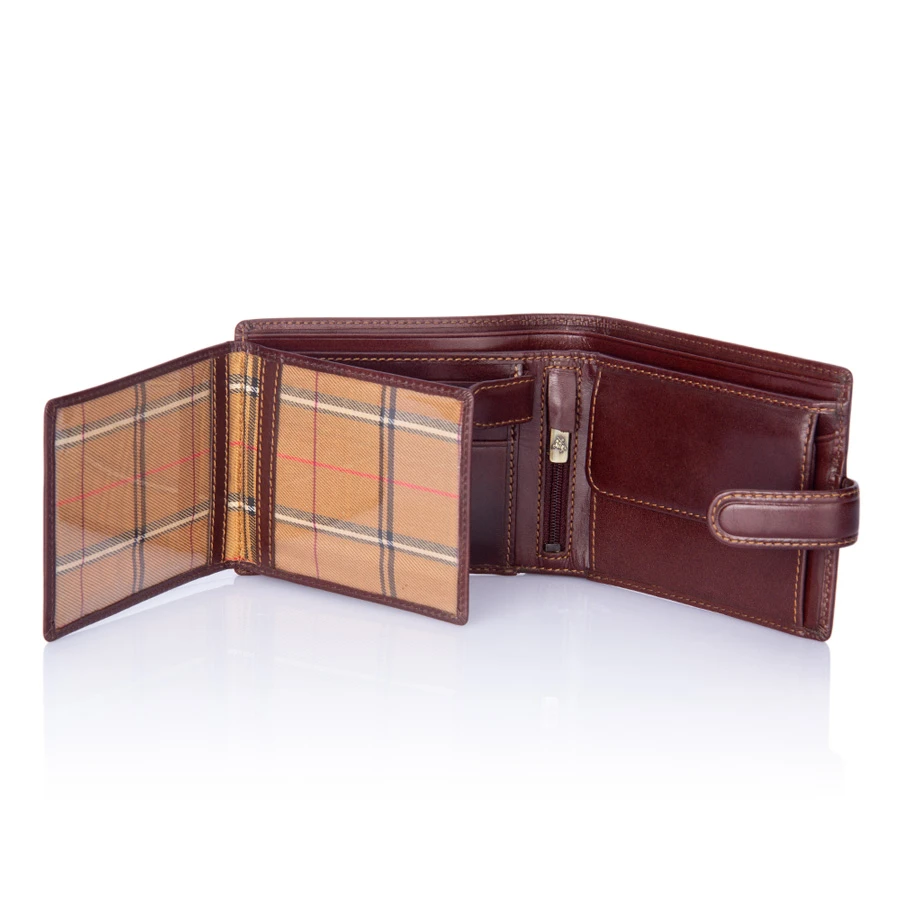 Visconti Triple Fold Wallet – Brown Leather 6 Visconti Triple Fold Wallet – Brown Leather - Image 4