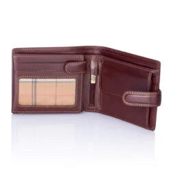 Visconti Triple Fold Wallet – Brown Leather 12 Visconti Triple Fold Wallet – Brown Leather -Fashion Accessories triple fold wallet brown inside