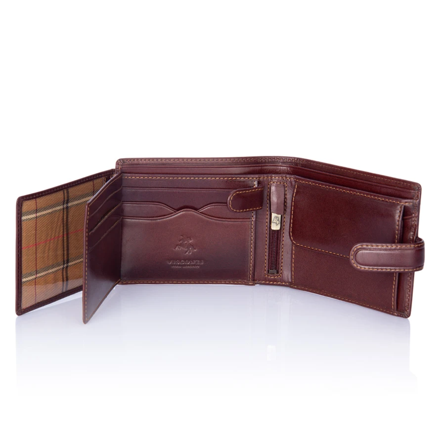 Visconti Triple Fold Wallet – Brown Leather 5 Visconti Triple Fold Wallet – Brown Leather - Image 3