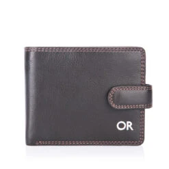 Visconti Double Fold Wallet – Brown Leather
