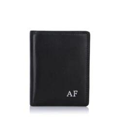 Visconti Slim Bi Fold Wallet – Black Leather