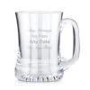 Personalised Waisted Beer Glass Tankard -Fashion Accessories waisted beer glass empty example
