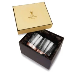 Copper Rose Whisky Glasses – Set Of 2 -Fashion Accessories whiskey glass copper pair box